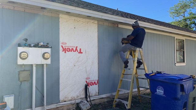 Removing old siding