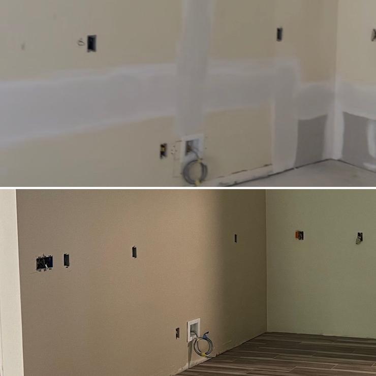 Drywall and interior paint