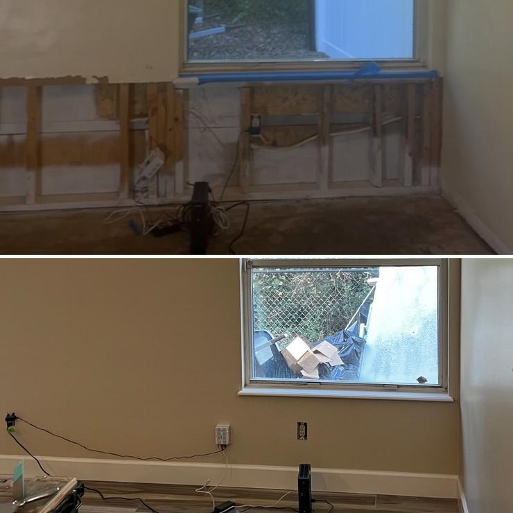 drywall and interior paint
